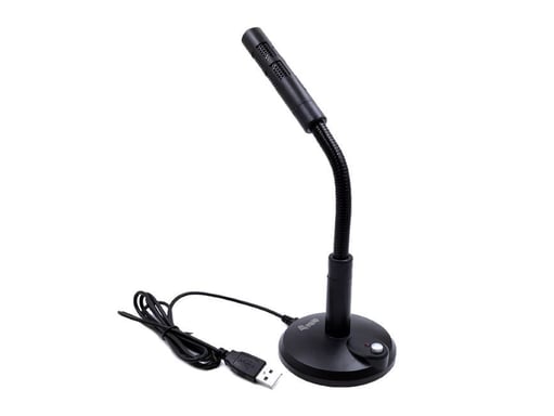 Micrófono con puerto USB negro