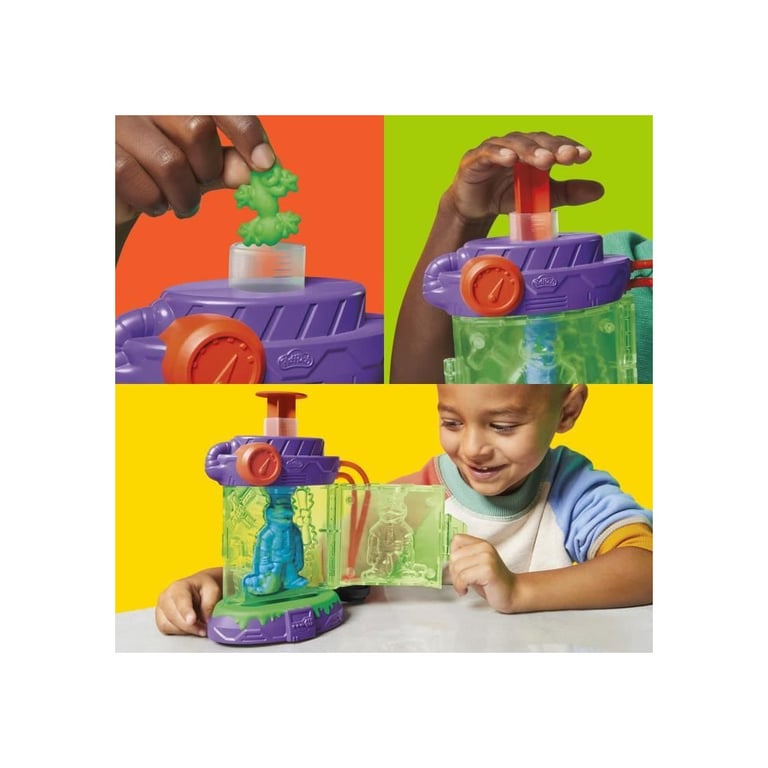 Play-Doh Les Tortues Ninja Station de mutation, coffret de pâte a modeler, loisirs créatifs pour enfants, des 4 ans - Neuf