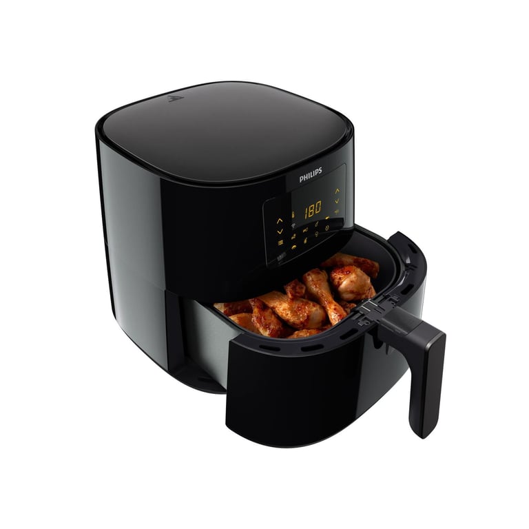 Philips Essential Airfryer XL, technologie Rapid Air, 1,2 kg, 6,2 l, noir - Neuf