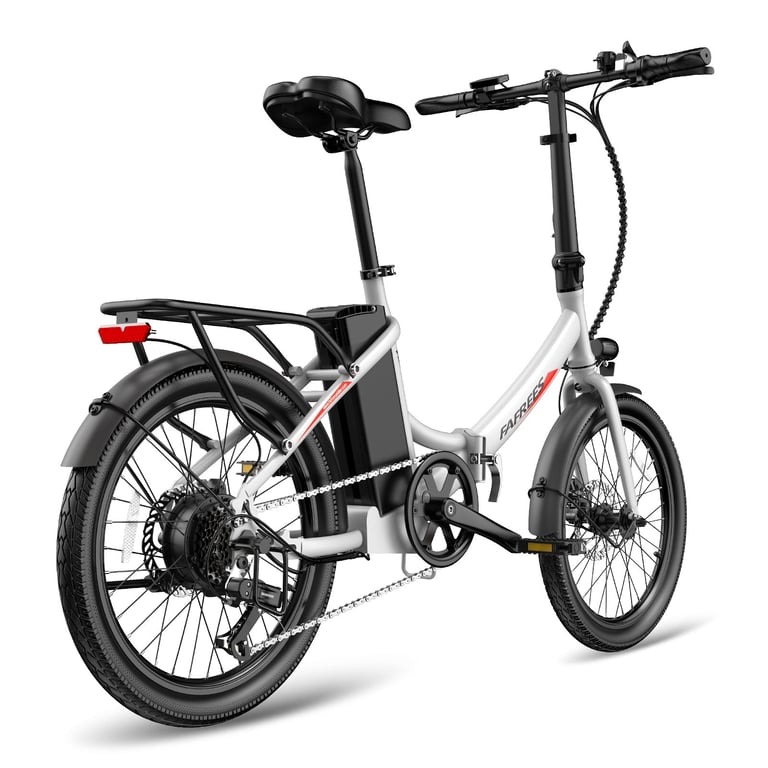 Vélo électrique FAFREES F20 Light - Moteur 250W Batterie 36V16.75Ah Assisted Autonomie 130KM Frein à Disque Mécanique - Blanc - Neuf