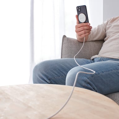 Intenso MW1 Smartphone Blanco USB Cargador inalámbrico Carga rápida Interior