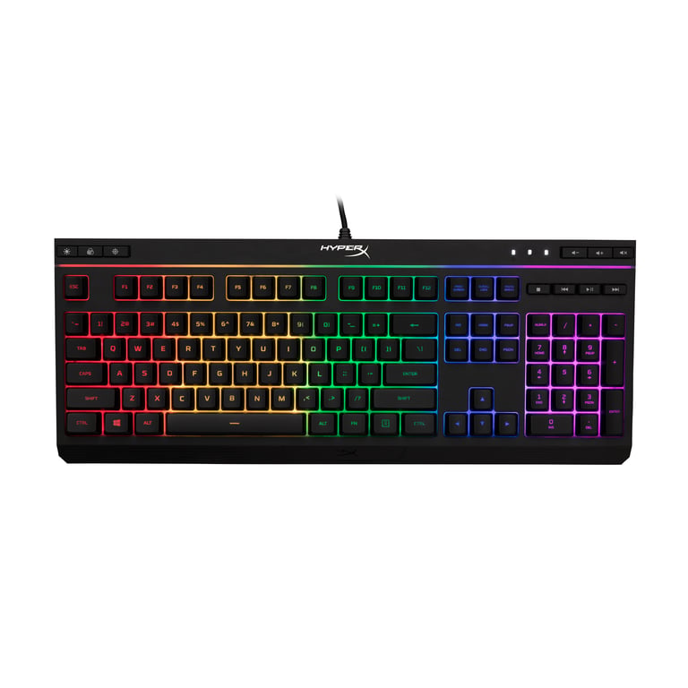 Clavier Gaming HyperX Alloy Core RGB – Membrane, AZERTY, Résistant aux Déversements - vue 9