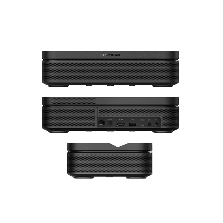 Sirius - Vidéoprojecteur Thomson 600 ANSI lumens UHD 4K (3840x2160), Noir - Neuf