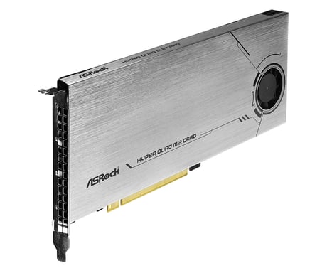 Asrock Hyper Quad M.2 tarjeta y adaptador de interfaz Interno