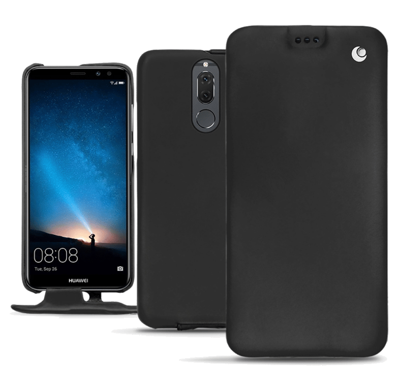 Housse cuir Huawei Mate 10 Lite - Rabat verticalNoir