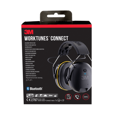 Casque 3M™ WORKTUNES connection Bluetooth Noir SNR 31 dB