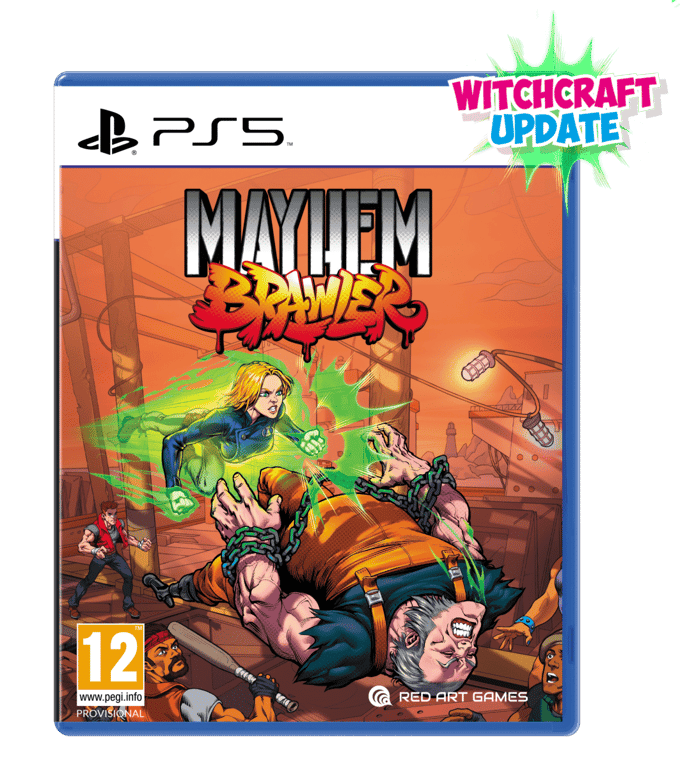 Mayhem Brawler Witchcraft update PS5 Neuf