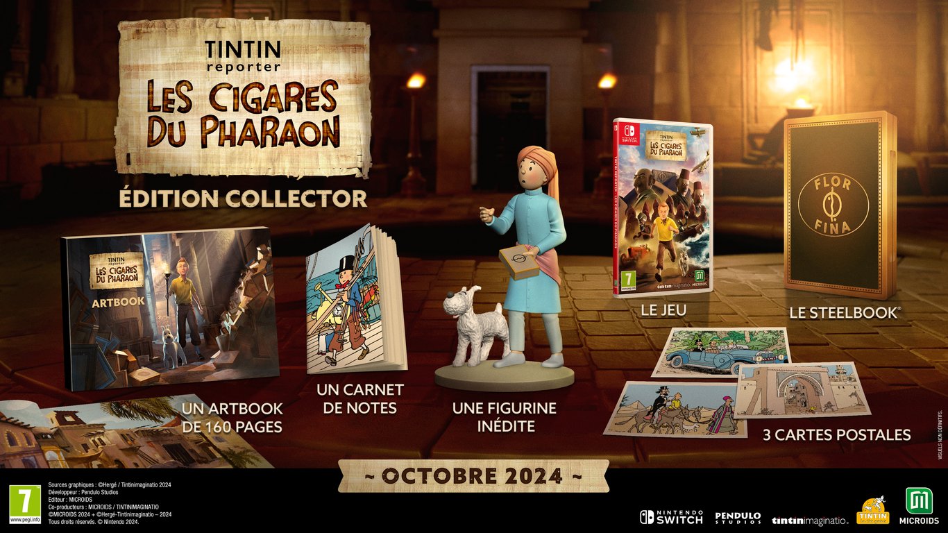 Tintin Reporter : Les Cigares Du Pharaon Édition Collector Switch - vue 3