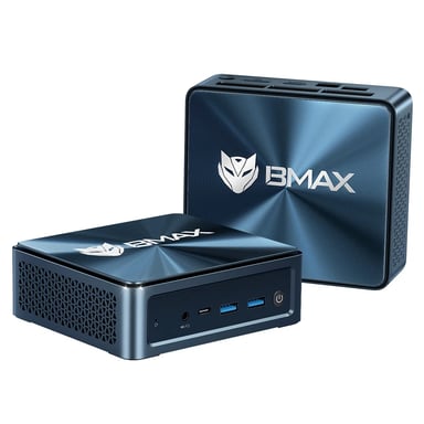 BMAX B11 Pro Mini PC, Intel Core Ultra 5 115U, 8 core 10 thread, frequenza massima 4,2 GHz, 16 GB RAM LPDDR5, 512 GB SSD PCIe NVMe, doppio tubo di calore in rame, triplo display tramite DP+HDMI+Type?C, WiFi 6, Bluetooth 5.2, porta RJ45 2,5G, 2×USB 3.2, 2×USB 2.0