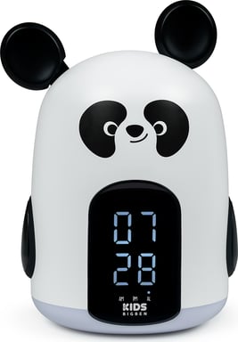 Reloj despertador RKIDS Pantalla digital 3 Buzzers Panda Bigben Audio