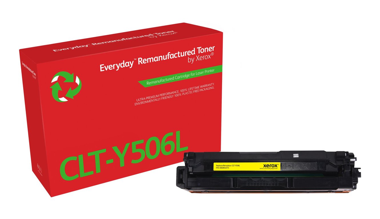 Everyday Toner rigenerato  di Xerox Giallo compatibile con Samsung CLT-Y506L High capacity (TONER YELLOW SAMSUNG CLT-Y506L - XEROX EVERYDAY) - Neuf