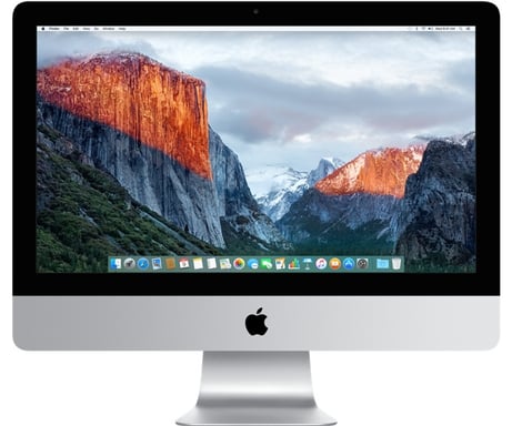 Apple iMac Intel® Core™ i5 54,6 cm (21.5'') 1920 x 1080 Pixeles PC todo en uno 8 GB LPDDR3-SDRAM 1 TB Unidad de disco duro Mac OS X 10.11 El Capitan Wi-Fi 5 (802.11ac) Plata