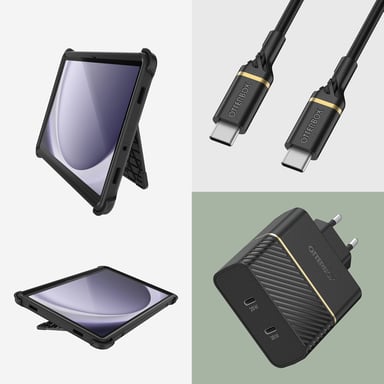 OtterBox Defender Series pour Galaxy Tab A9+, Black