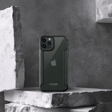 Custodia ibrida vintage per Apple iPhone 11 Pro, verde nordico