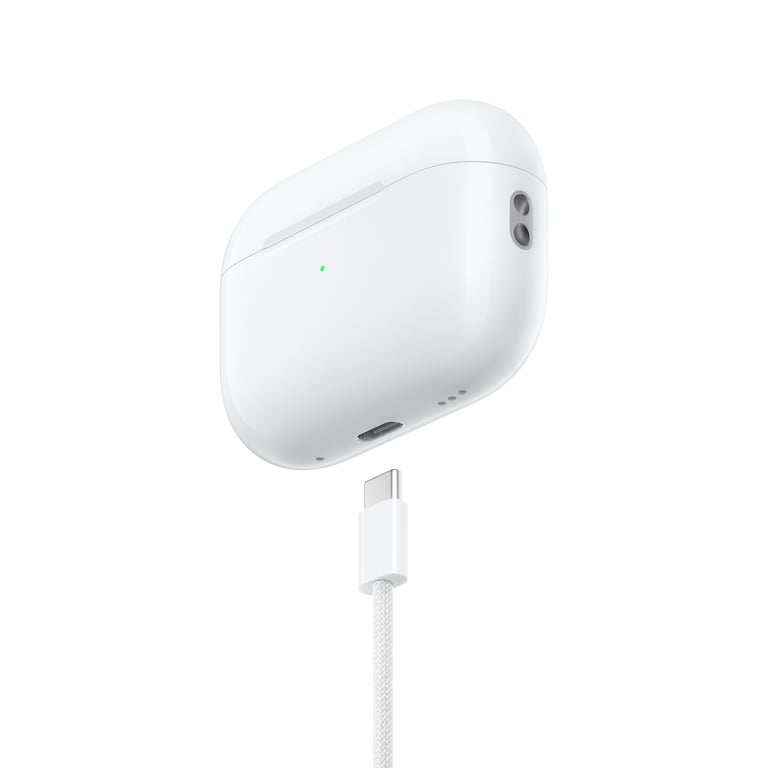 AirPods Pro (2e génération) - Recharge USB-C, Magsafe et sans fil, Blanc - Excellent état