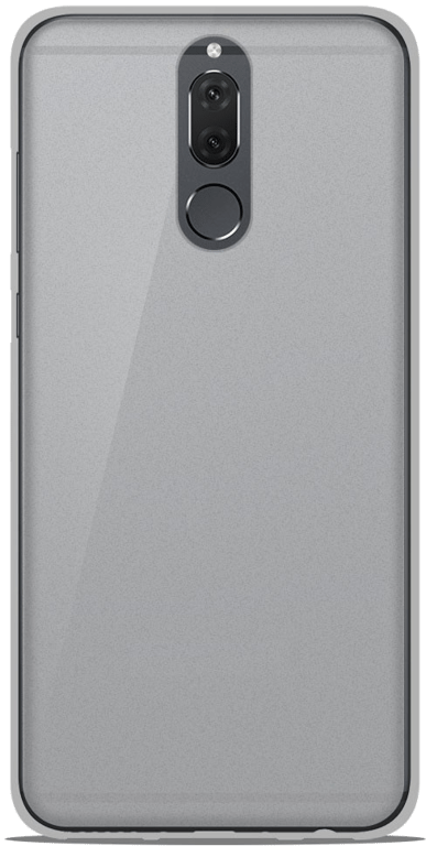 Coque silicone unie compatible Givré Blanc Huawei Mate 10 Lite