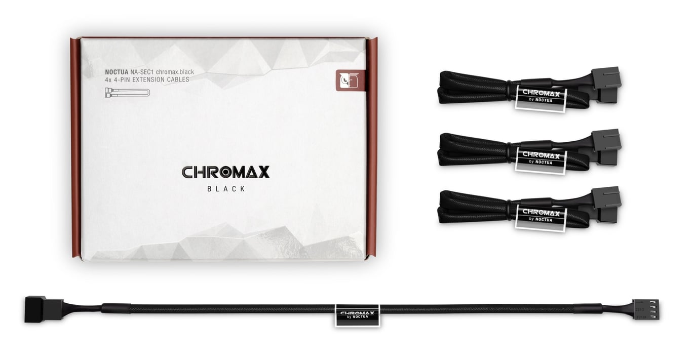 Noctua NA-SEC1 CHROMAX.BLACK Rallonge de câble - Neuf
