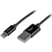 StarTech.com Cable Lightning a USB de 1m - Cable Cargador para iPhone / iPad / iPod - Cable de Carga Rápida - Certificación MFi de Apple - Negro