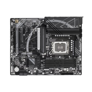 GIGABYTE Z790 EAGLE Carte mère - Prend en charge les processeurs Intel Core de 14e génération, VRM 12+1+1 phases, jusqu'à 7600MHz DDR5 (OC), 3xPCIe 4.0 M.2, 2,5GbE LAN, USB 3.2 Gen 2