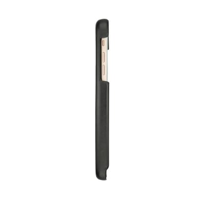 Apple iPhone 7 Plus Funda de piel - Tapa trasera - Negro - Piel lisa