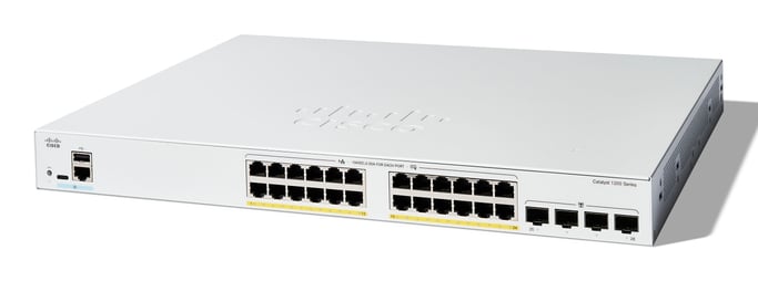 Cisco C1200-24FP-4G commutateur réseau Géré L2/L3 Gigabit Ethernet (10/100/1000) Blanc - Neuf