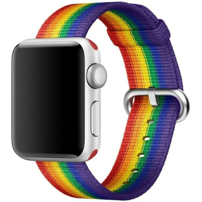 Sport Loop bracelet pour Apple Watch Series 1 á 9 / SE (38/40/41 mm) | Series 10 (42 mm) - Multicolor - Neuf