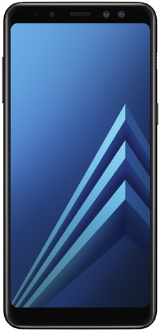 Galaxy A8 (2018) 32 Go, Noir, débloqué