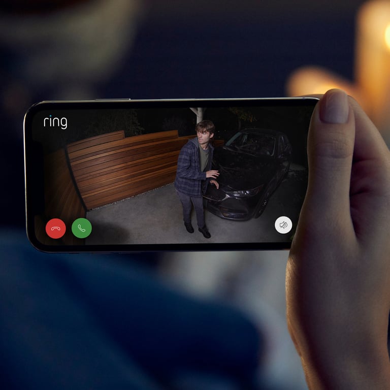 Ring Spotlight Cam Plus Battery Boîte Caméra de sécurité IP Extérieure 1920 x 1080 pixels Plafond/mur - Neuf