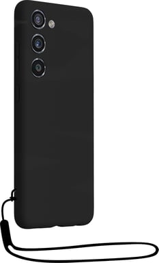 Cover silicone per Samsung S23 5G con cordino da polso abbinato