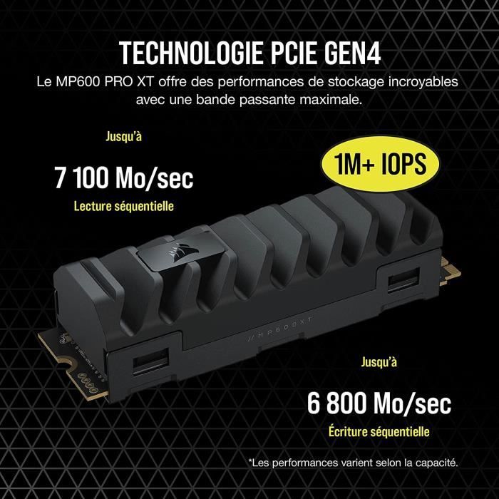 Corsair Force MP600 PRO XT - vue 10