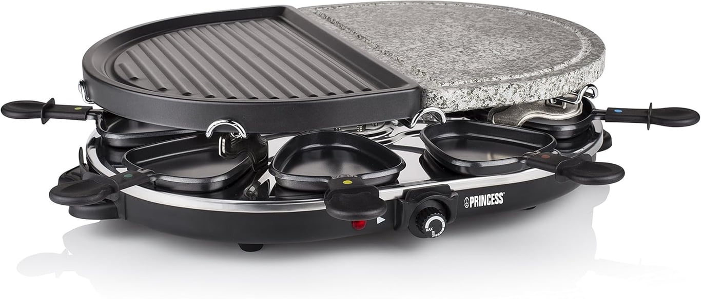 Raclette grill pierre à cuire 8 personnes Neuf - vue 2