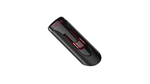SanDisk UFM 128GB USB CRUZER GLIDE 3.0 lecteur USB flash 128 Go USB Type-A 3.2 Gen 1 (3.1 Gen 1) Noir, Rouge - Neuf