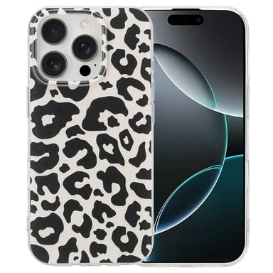 imoshion Coque Design pour Apple iPhone 16 Pro - Leopard Transparent