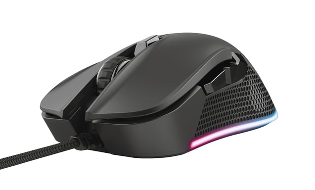 Trust GXT 922 YBAR Mouse USB Type-A per destrimani Meccanico 7200 DPI