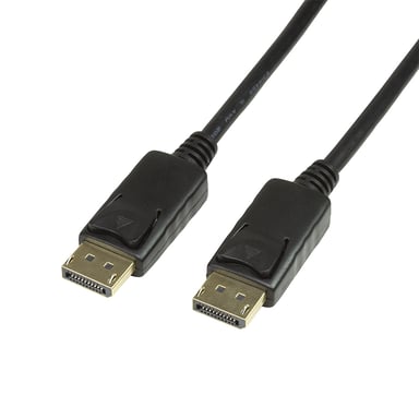 LogiLink CV0077 cable DisplayPort 10 m Negro