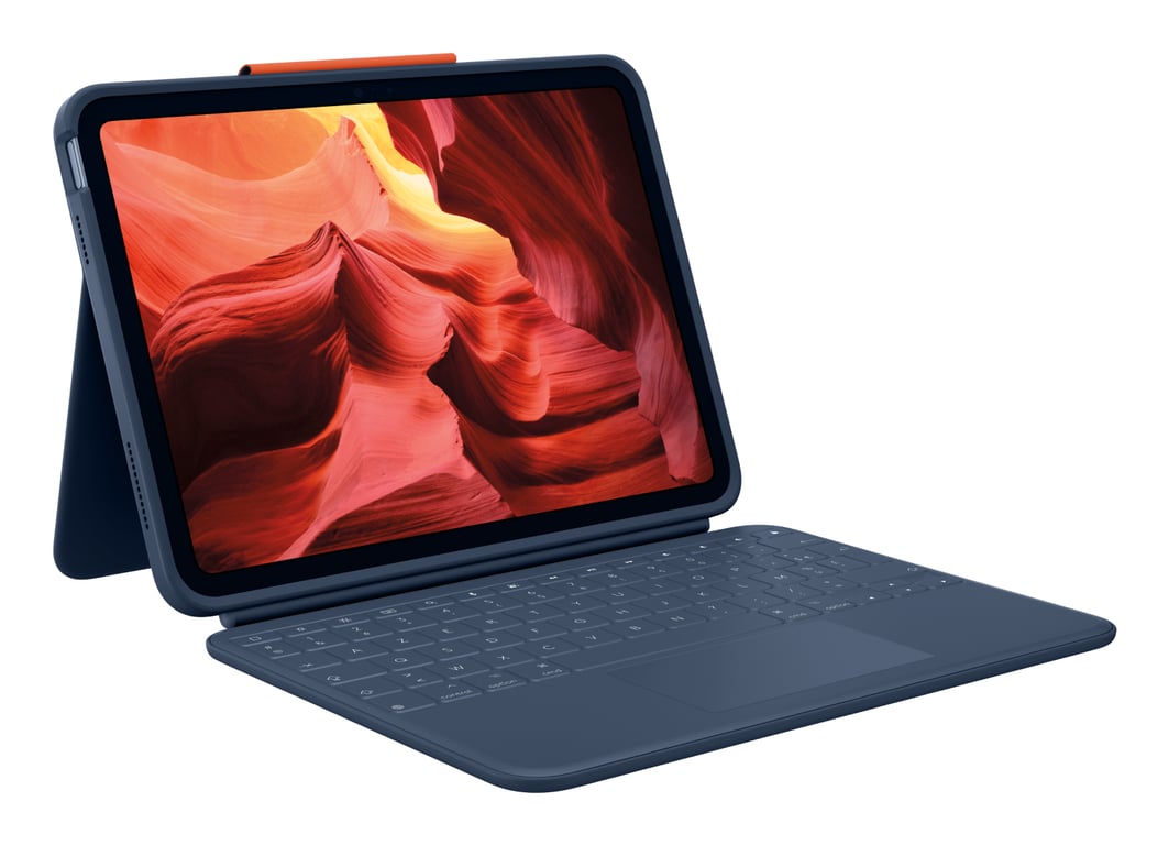 Logitech Rugged Combo 4 Touch Clavier et étui avec trackpad Apple Smart connector pour Apple 10.9 inch iPad 10ème génération - vue 2