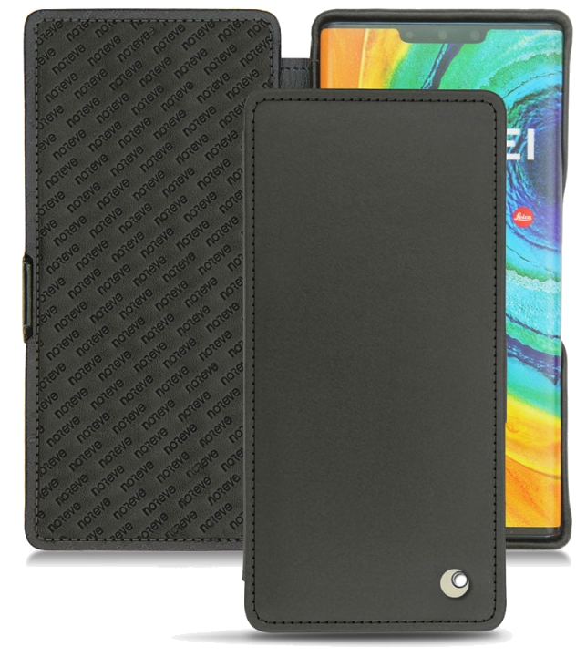 Housse cuir Huawei Mate 30 Pro - Rabat horizontalNoir