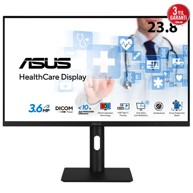 ASUS HA2441A écran plat de PC 60 5 cm 23.8 2560 x 1440 pixels Quad HD LCD Neuf - vue 1