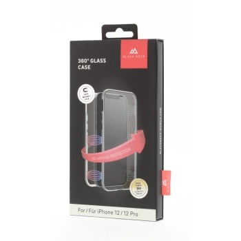 Cover protettiva ''360° Glass'' per iPhone 12/12 Pro, argento