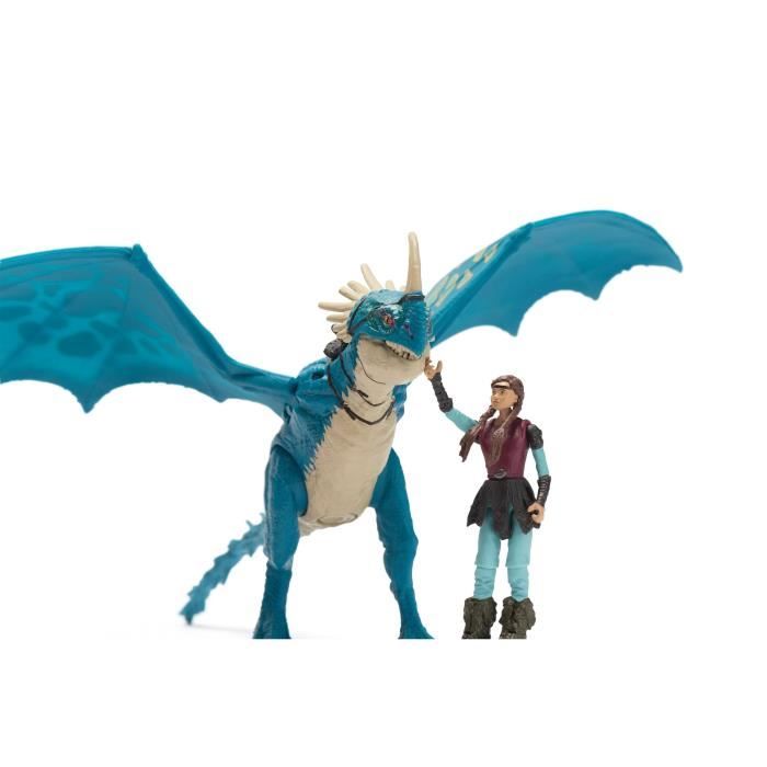 PACK DRAGON ET VIKING 25 CM TEMPETE Dragons Movie - Neuf