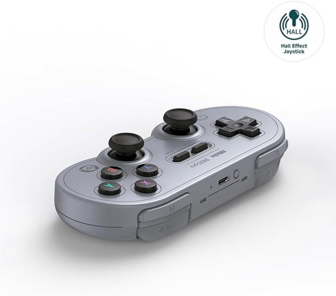 8BitDo SN30 Pro Gamepad Hall Effect Gray Neuf - vue 3