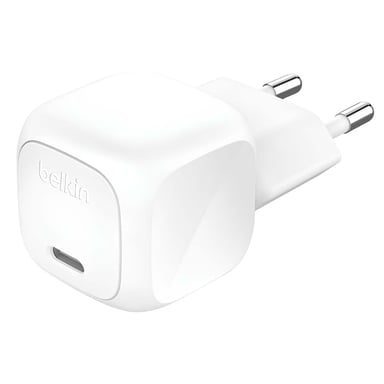 Chargeur Secteur USB-C Power Delivery 30W avec Câble USB-C vers Lightning 1m Blanc