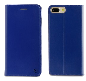 Folio Stand Bleu: Apple Iphone 6+/6S+/7+/8+