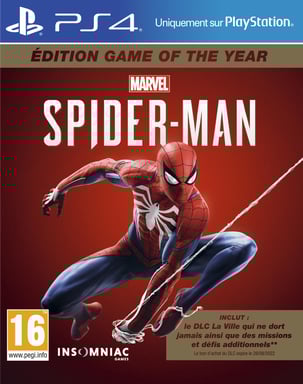 Descarga gratuita del juego Marvels Spider-Man Game Of The Year PS4
