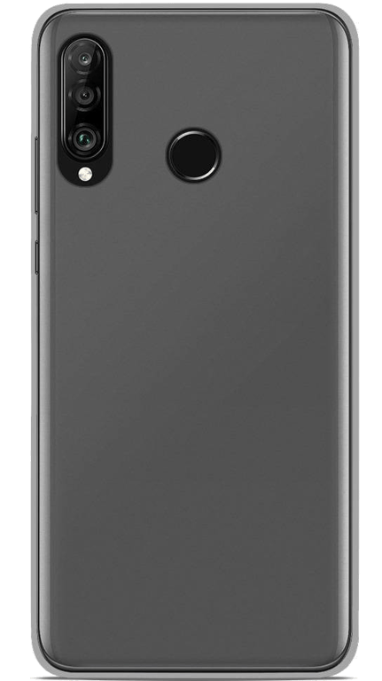 Coque silicone unie compatible Transparent Huawei P30 Lite