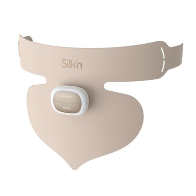 Masque LED Décolleté SILK'N Masques décolleté 7 modes 120 LEDs Rechargeable Sans fil Beige