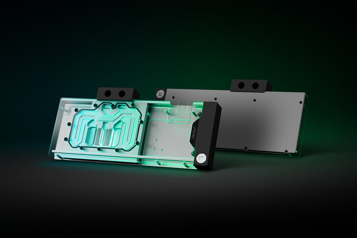 EK Water Blocks EK Quantum Vector2 XC3 RTX 308090 Plaque arrière Neuf - vue 3
