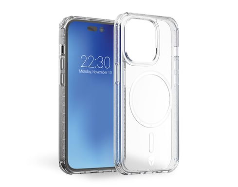 Coque Renforcée iPhone 14 Pro AIR Origine France Garantie Compatible MagSafe Transparente - Origine France Garantie - Garantie à vie Force Case
