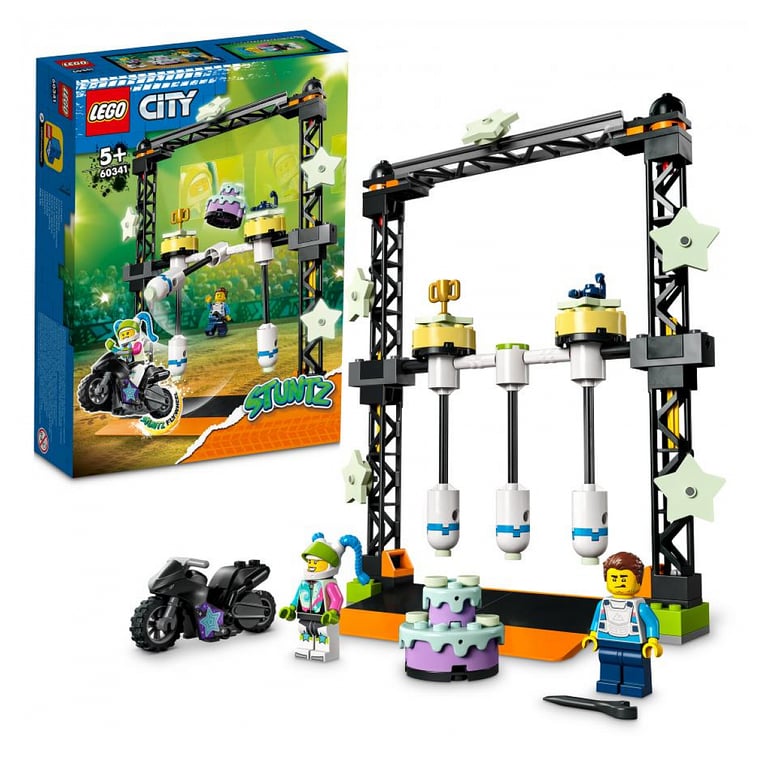 60341 Défi de Cascade LEGO City : Balanciers et Moto de Compétition - Neuf