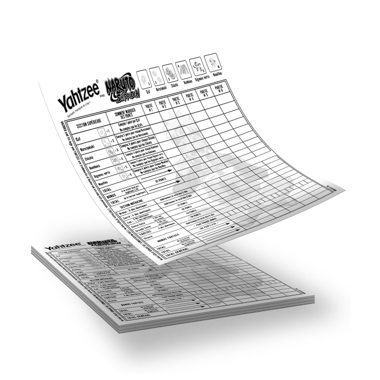 Jeu d’ambiance Winning Moves Yahtzee Naruto Shippuden - vue 9